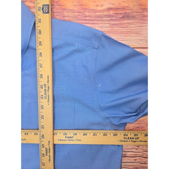 L.L. Bean Traditional Fit Blue Dress Shirt 16-34 Mens Medium - Picture 6 of 6